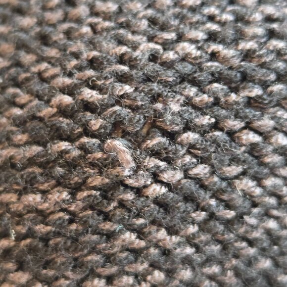 Marled Cashmere Black + Grey Scarf FLAW - Picture 13 of 15